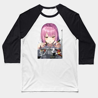 Anime Art girls Baseball T-Shirt